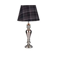 Dar APS4255 Apsley Polished Nickel Touch Table Lamp