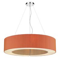 Dar POL0699 Polo 85 cm Ceiling Pendant Firefly Orange Shade