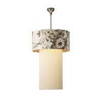 Dar REM2089/1F + GAR6567 Rembrandt Suspension With Natural Shade