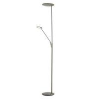 Dar OUN4946 Oundle LED Mother And Child Lamp Satin Nickel