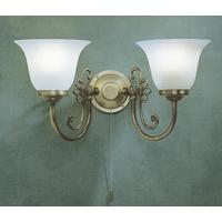 dar woo0985 woodstock light antique 2 light wall bracket