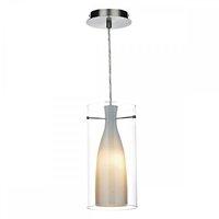 Dar BOD8646 Boda Double Glass 1 Light Pendant