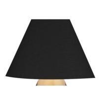 Dar S3643 Black Candle Shade With Silver Lining