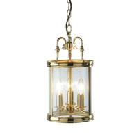 Dar LAM0340 Lambeth Polished Brass Lantern