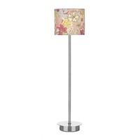 Dar ABY91 + ABY4250 Abbys Chrome Table Lamp with Shade