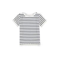 Daisy-Trimmed Stripe Tee (Kids)