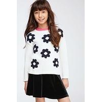 daisy patterned sweater kids