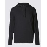 david gandy for autograph supima cotton blend stretch hooded top