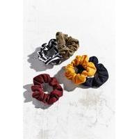 Days Of The Week Scrunchie Set, BLACK MULTI