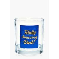 Dad Whiskey Glass - blue