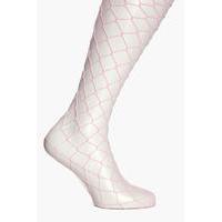 Daisy Large Fishnet Tight - pink