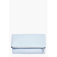 daisy foldover clutch bag pale blue