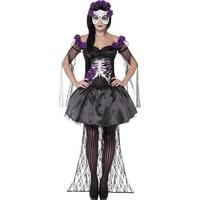 Day of the Dead Senorita Costume, with Printed Top