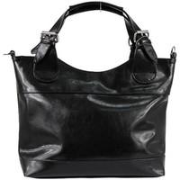 Dan-a Dana Czarna Skórzana Kuferek women\'s Handbags in Black