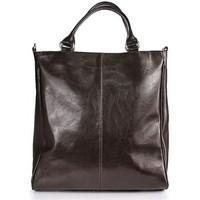 dan a dana czekoladowa skrzana aktwka womens handbags in brown