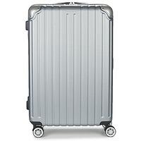 david jones onflagoma 117l womens hard suitcase in silver