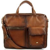 daag native 1 koniakowa skrzana teczka mens briefcase in brown