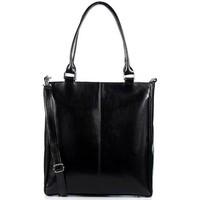 Dan-a Czarna Skórzana Aktówka Dana women\'s Handbags in Black