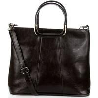 dan a dana czekoladowa skrzana elegancka womens handbags in brown