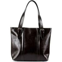 dan a dana czekoladowa skrzana elegancka womens handbags in brown