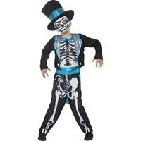 Day Of The Dead Groom - Halloween - Childrens Fancy Dress Costume - Large -