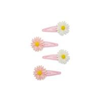 daisy snap hair clips