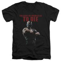 Dark Knight Rises - Permission To Die V-Neck