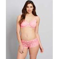 Daisy Lace Full Cup Coral Bra