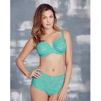 Daisy Lace Full Cup Wired Mint Bra