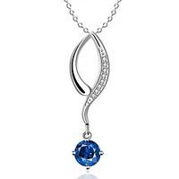 Daniel Wellington 925 sterling silver Water Drop with Blue Zircon multi medal pendant cremation jewelry