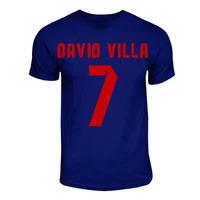 david villa barcelona hero t shirt navy