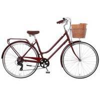 dawes duchess deluxe 2017 womens hybrid bike red 17 inch