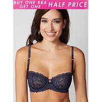 Daniella non-padded balconette bra