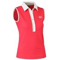 daily sports ladies shea sleeveless polo shirt