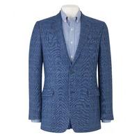 dark blue linen jacket 38 regular savile row