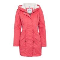 Dana Fur Lined Plain Parka Jacket Foxberry