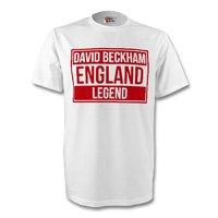 david beckham england legend tee white kids