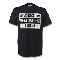 david beckham real madrid legend tee black kids