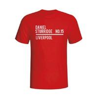 daniel sturridge liverpool squad t shirt red kids