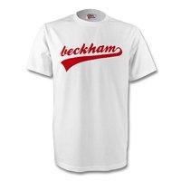 david beckham england signature tee white