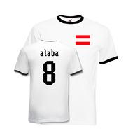 David Alaba Austria Ringer Tee (white)