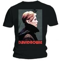 David Bowie Low Portrait Mens Black T Shirt: Small