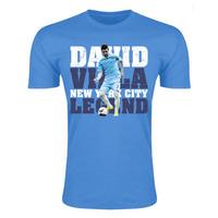 david villa new york city legend t shirt sky blue