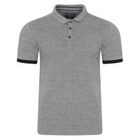 Daplyn Piqué Polo Shirt in Mid Grey Marl  Kensington Eastside