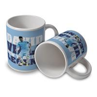 david villa new york city player mug