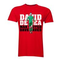 David De Gea Man United Goalkeeper T-Shirt (Red)