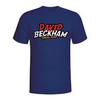 david beckham comic book t shirt navy kids