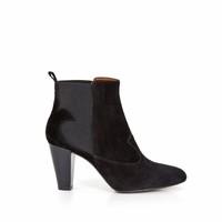 DAISY High-Heeled Leather Ankle Boots