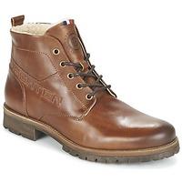 daniel hechter statio mens mid boots in brown