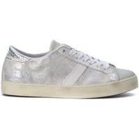 date date hill low stardust silver laminated leather sneaker womens tr ...
